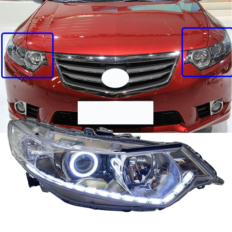 

Yasong For Honda Europe Accord SPIRIOR 09-12 Front Headlight Flowing Turn Signal Modified LED Daytime Running Light Assembly