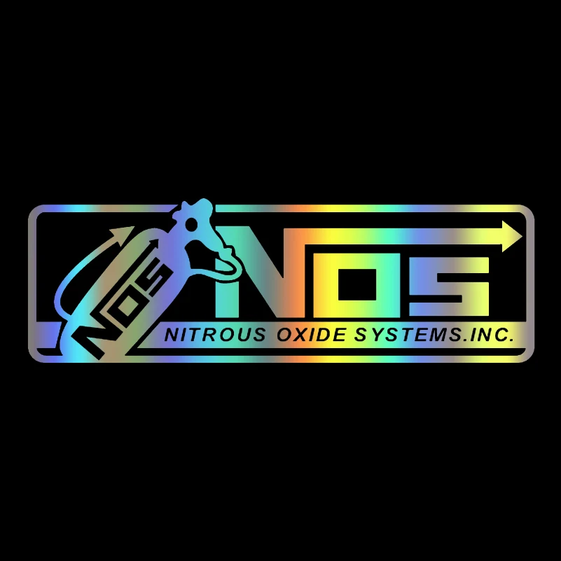 S51273# Various Sizes/Colors Car Stickers Vinyl Decal For NOS Drag Racing Motorcycle Decorative Accessories Creative