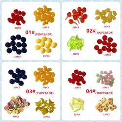 3D PVC Kawaii Simulation Fruit Group Fake Strawberry/Cherry/Banana/Orange Resin Food Miniature DIY Decorative