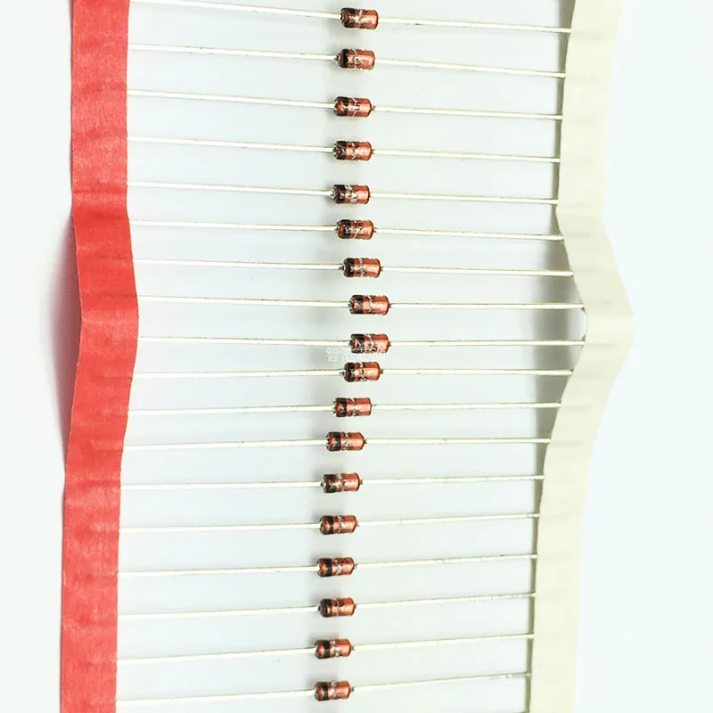 100 개/몫 1N4741A 1N4741 11V 1W DO-41