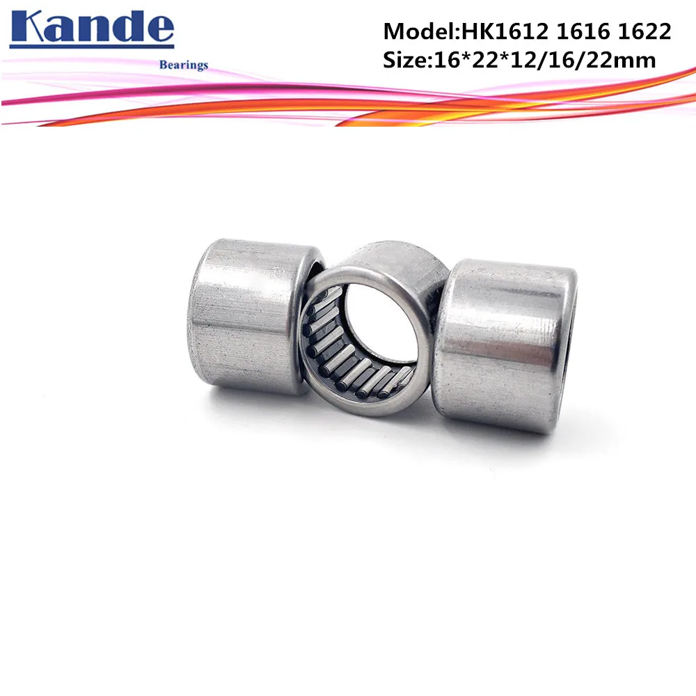 HK1612 HK1616 HK1622 Needle Bearings Needle Roller Bearing 16x22x12 16x22x16  16x22x22