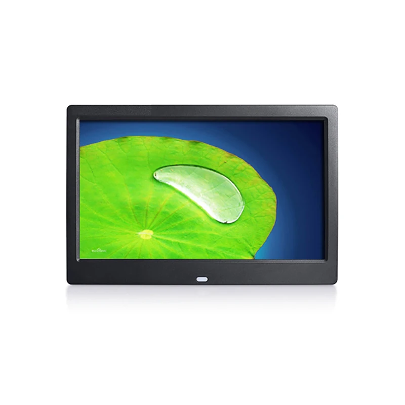 กรอบรูปดิจิทัลหน้าจอ LCD 10.1นิ้วเทคโนโลยีสูงพร้อมที่จับสำหรับการโฆษณา