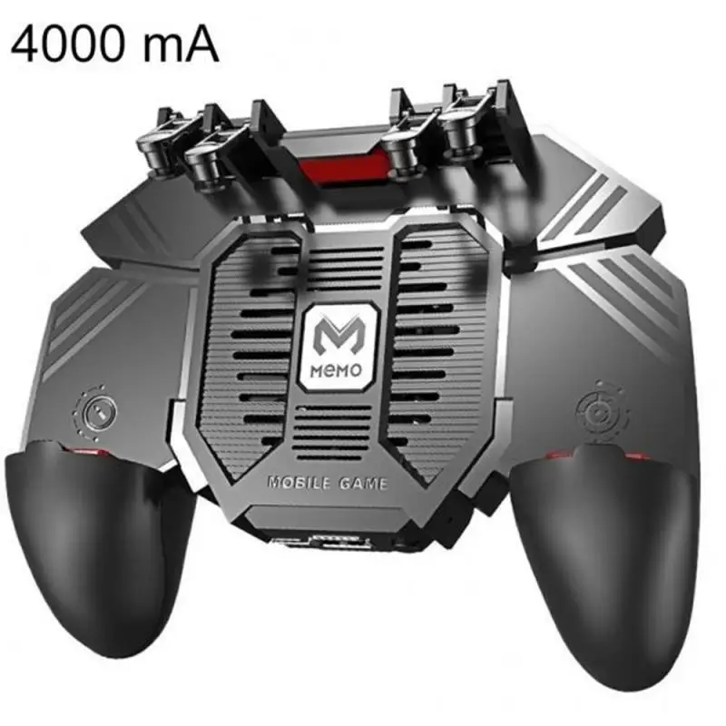 AK77-جهاز تحكم في ألعاب الهاتف المحمول ، Pubg ، جهاز تحكم مع مروحة