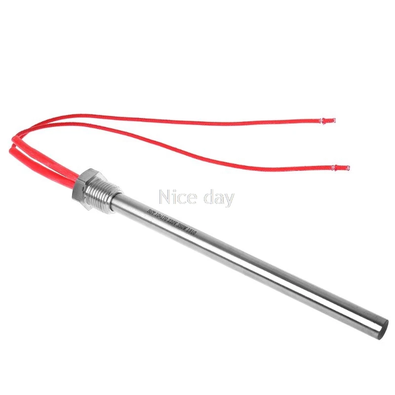 Encendedor de madera de 350W y 220V, barra caliente para estufa de Pellet, 10x140/150/170mm, M16 x 1,5, F16 20