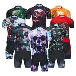 Moxilyn 2020 Mens Black Cycling Clothing MTB uniform Bike Wear Cycling Jersey Short Set Ropa Ciclismo Maillot Culotte