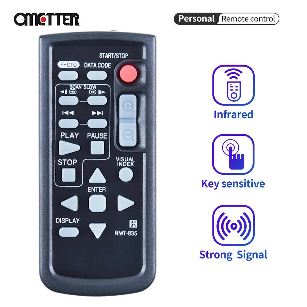 RMT-835 for Sony Remote Control RMT-845 HDR-PJ580E PJ790E PJ820E CX900E XR350 CX370 PJ760 CX760 PJ79 Camcorder