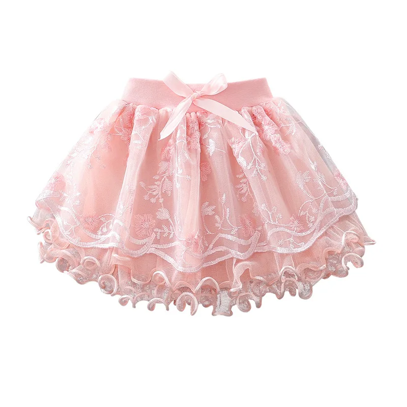 Girls\' Mesh Tutu Skirts Children\'s Skirts New Style Puffy Skirts Four Seasons Princess Cake Skirts KF1064