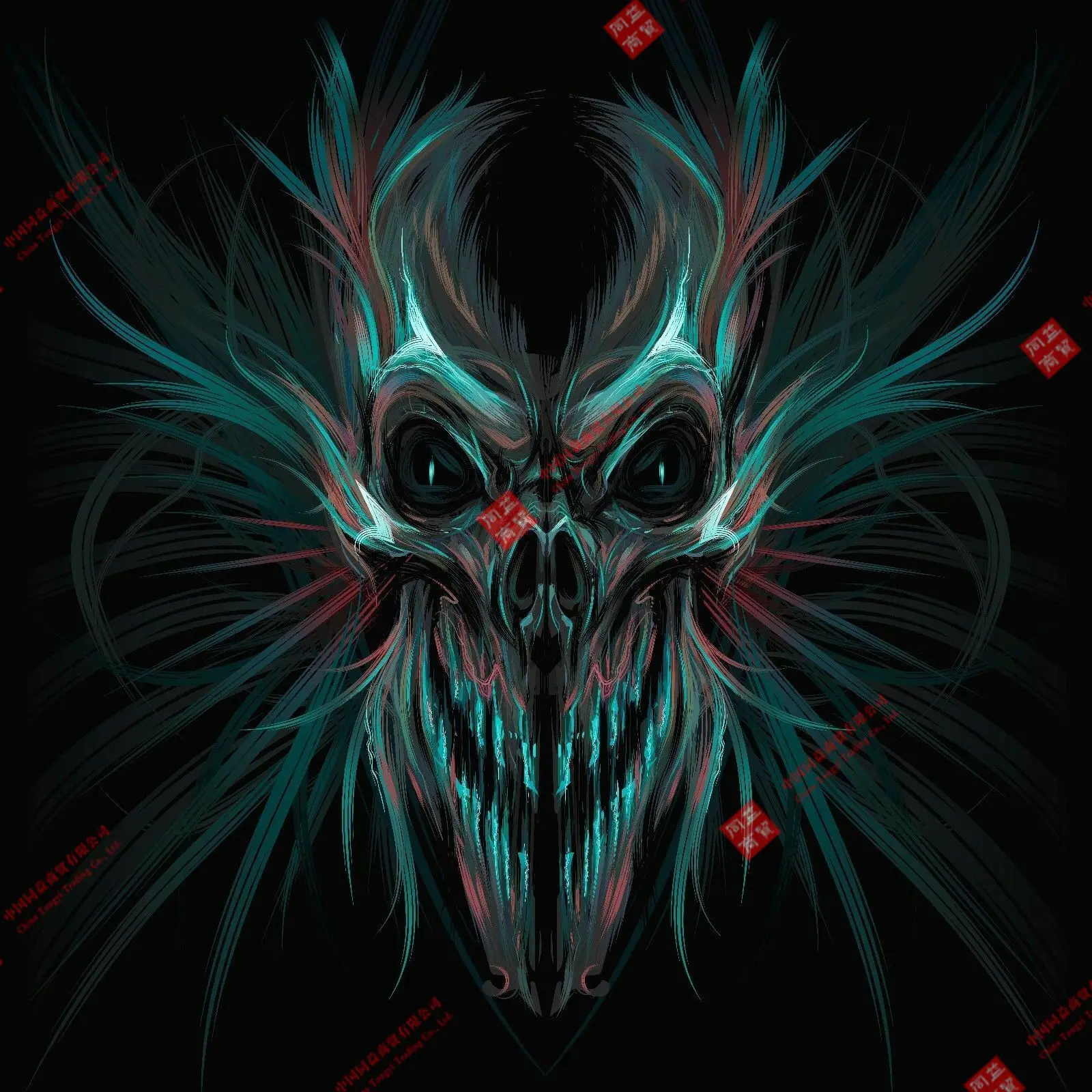 

Виниловая наклейка с изображением кричащего черепа, наклейка для грузовика, окна, столкновения на стену, наклейки для автомобиля и мотоцикл...