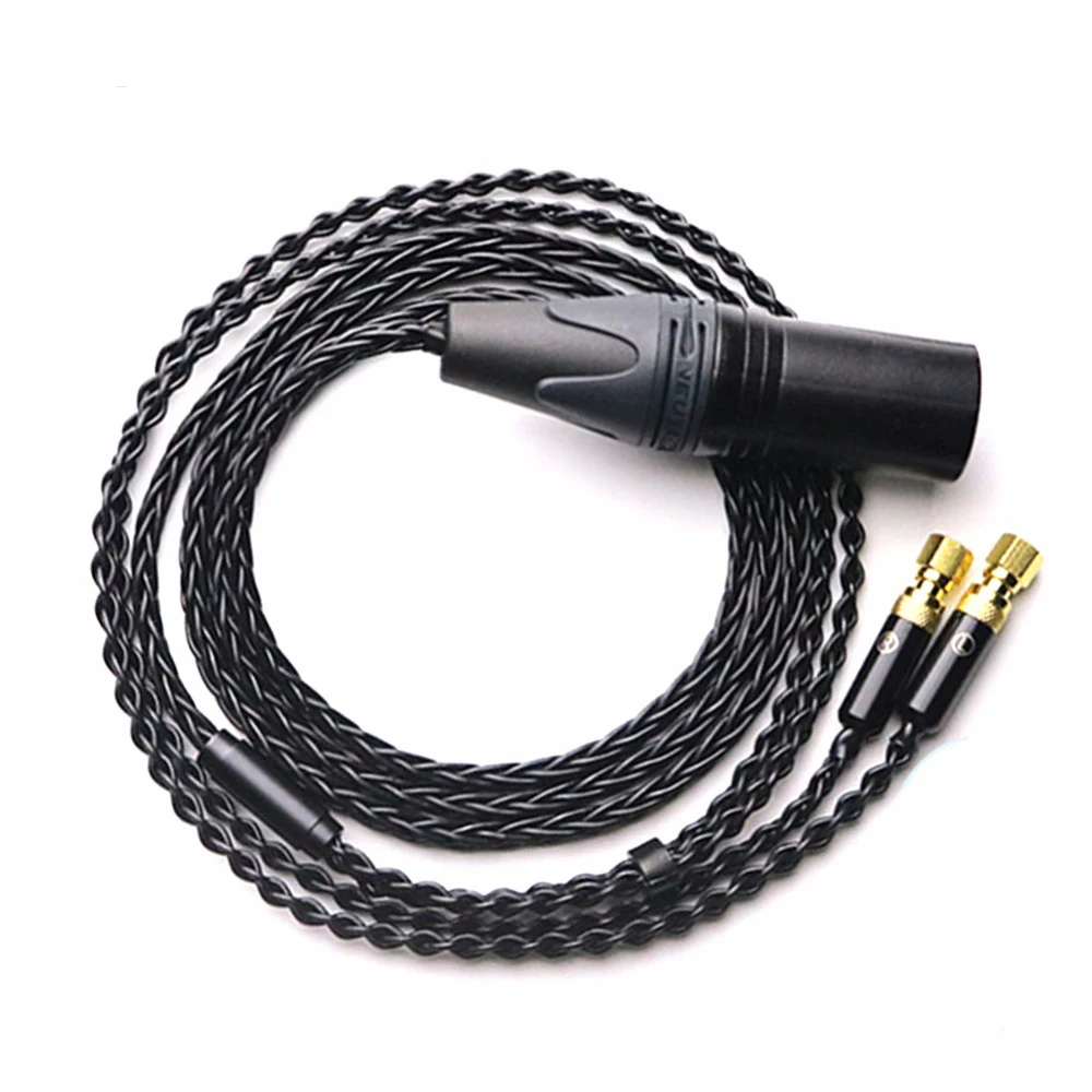 

High Quality Audiocrast Hi-End 4 pin XLR Balanced Silver Plated Upgrade Cable for SUNDARA he400i he400s HE560 Headphones