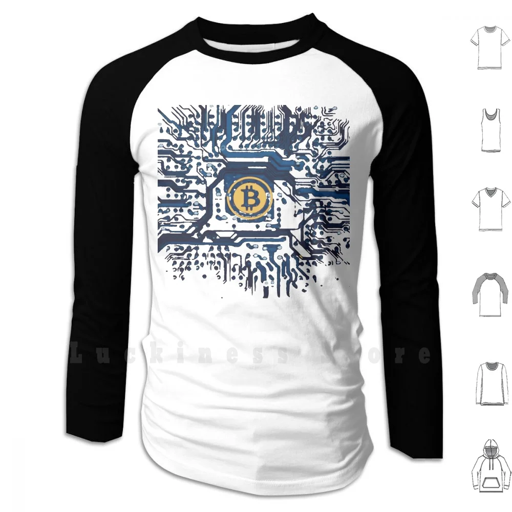 Bitcoin Hoodies Cryptocurrency Crypto Ethereum Blockchain Btc Litecoin Currency Money Satoshi Eth