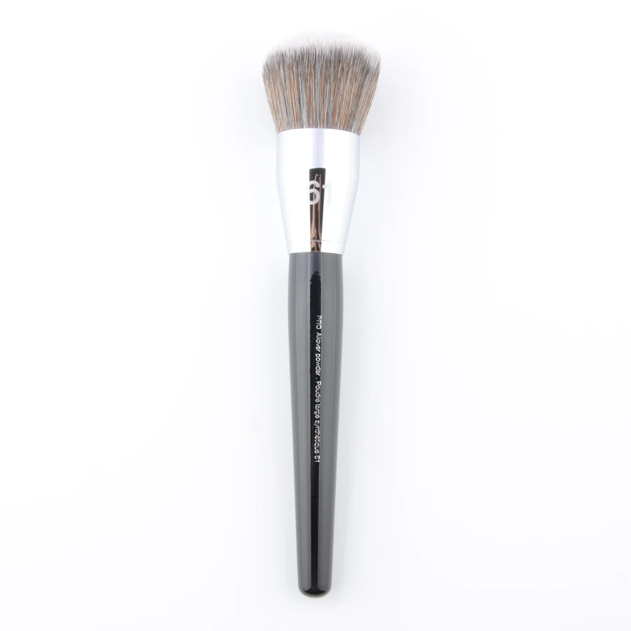 1 piece Pro Allover powder #61 Powder Makeup brushes contour Blusher Make up brush Synthetic Hair wood handle