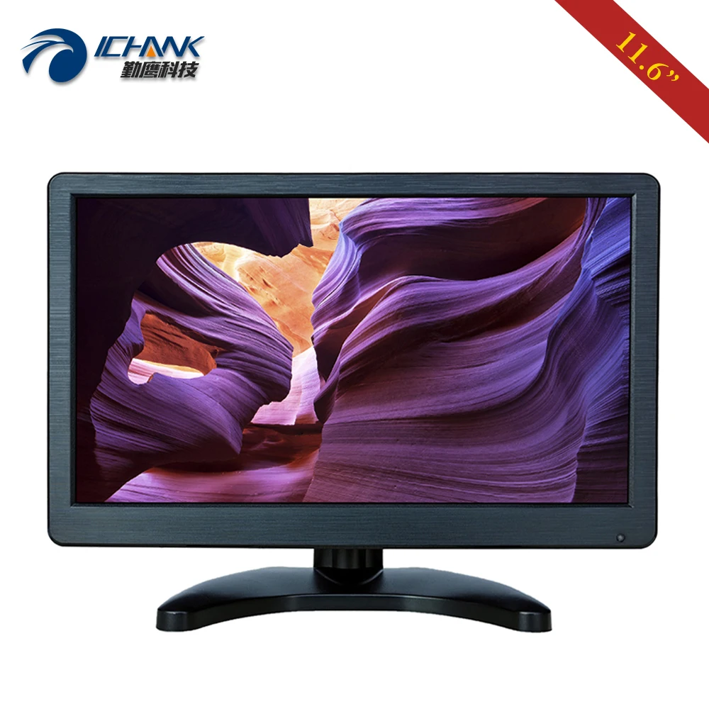 

11.6" 12"inch PC Monitor 1920x1080 IPS Widescreen HDMI-in Portable Built-in Speaker Plastic Case LCD Display For PS3 ZB116JN-253