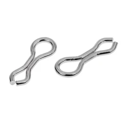 50 Pcs Count Size Alloy Mould Sinker Eyes Eyelets for Lead Molds Making Carp Fishing Accessories Pesca S / M / L