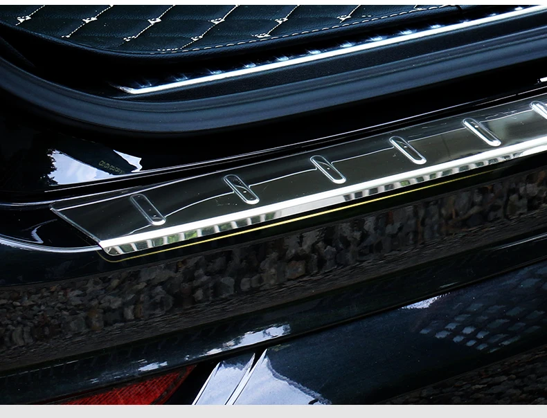 Auto-Styling für Volvo XC90 Kofferraum-Zierleiste Kofferraum-Schutzleiste 2015 2016 2017 2018 2019 2020 2021 2022 Auto-Zubehör – Detail 2