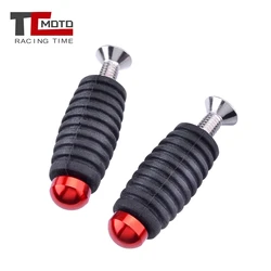 Reposapiés CNC para motocicleta, palanca de cambio de marchas, Pedal de clavija para Yamaha YZF R1 R6 R3 R25 MT-03 MT07 MT09 MT10 FZ07 FZ09 FZ1, 6mm