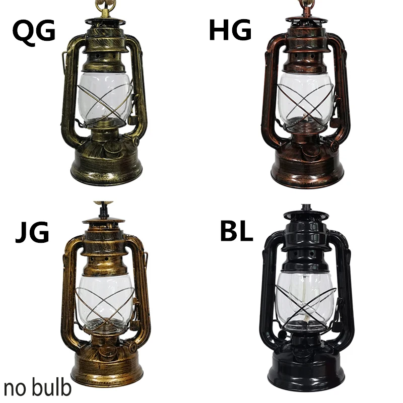 Retro Pendant Lights E27 Hemp Rope Lantern Hang Lamp Vintage Industrial Hanglamp Loft Home decoration lamp Indoor Bar light