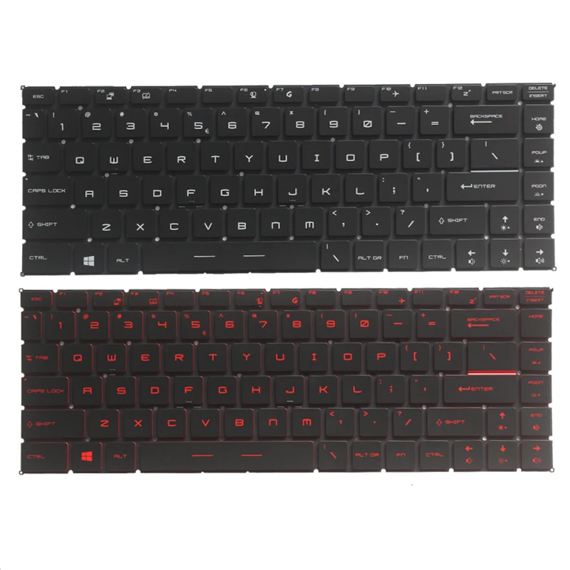 

New For MSI GS65 GS65VR MS-16Q1 GF63 8RC 8RD MS-16R1 MS-16R4 GF65 Thin 9SD 9SE 10SD MS-16W1 Laptop US English Keyboard Backlight