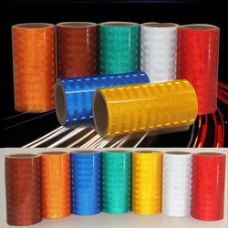 20cm Waterproof High Visibility Self-adhesive PET Reflective Safety Tape Road Traffic Construction Site Reflective Sticker