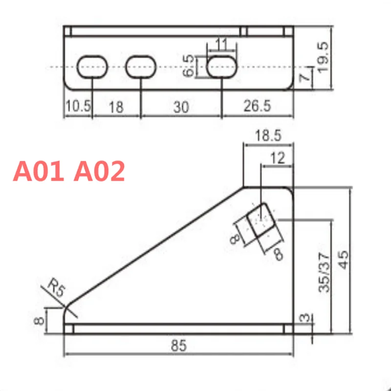 Stainless Steel Thickened Refrigerator Hinge Hotel Restaurant S01 Commercial Kitchen Large Four Six Door Freezer Hinge