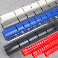 6 Colors 20~63mm Fish Tank Rain Pipe Drip Water Tube Downcomer Cess-Pipe Aquarium PVC Pipe Filter Accessories Drain Deluge Pipe