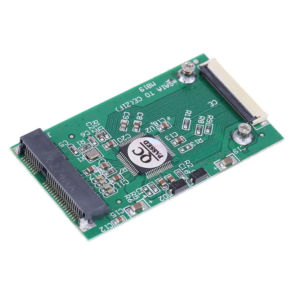 1.8 inch mSATA to CE|ZIF interface transfer Converter Card Mini mSATA PCI-E SSD To 40pin ZIF Card For Mac PC Laptop