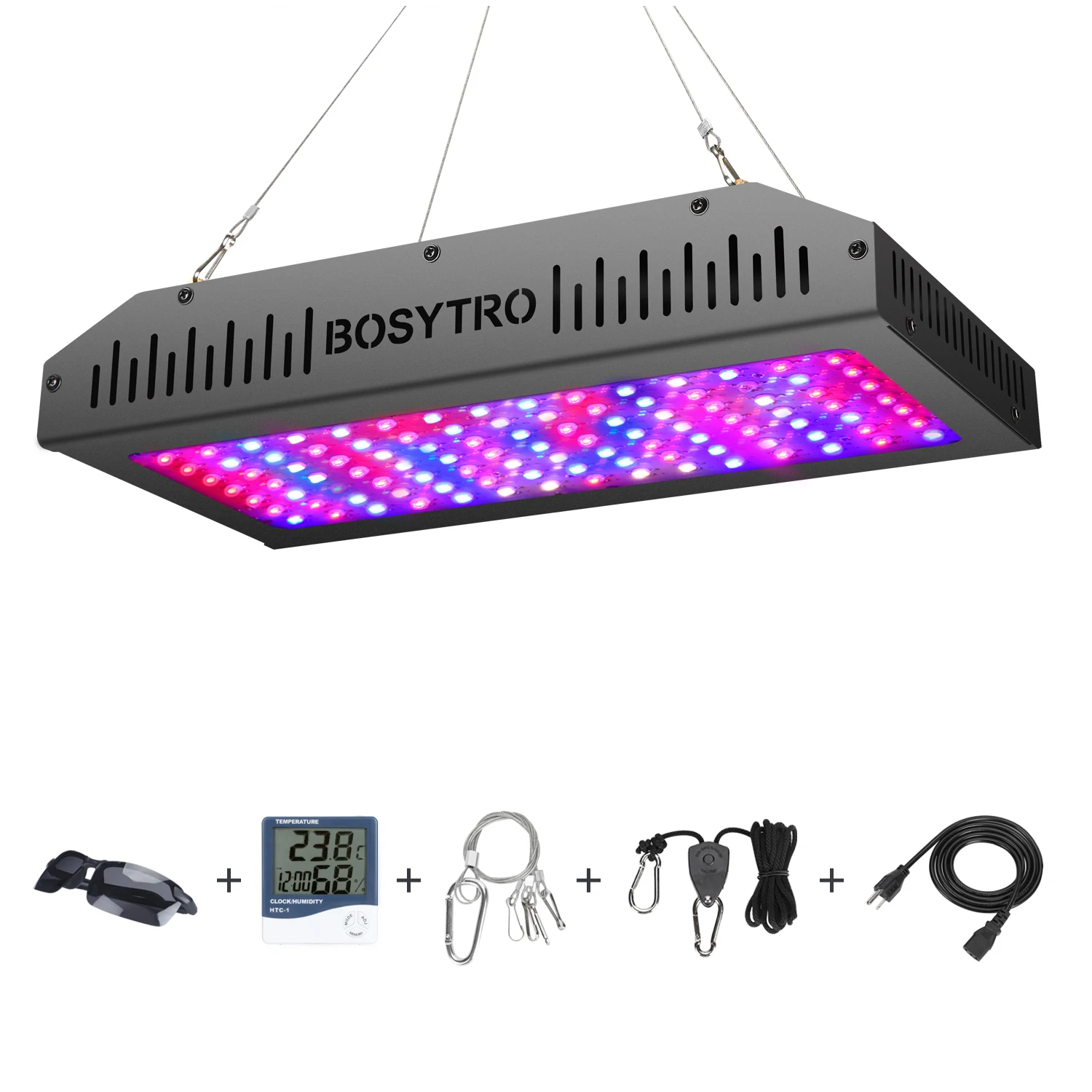 

BOSYTOR 1200W LED Grow Light Full Spectrum Quantum Board Sunlike Grow Lamp For Greenhouse Plant Growth Lighting Grow Tent