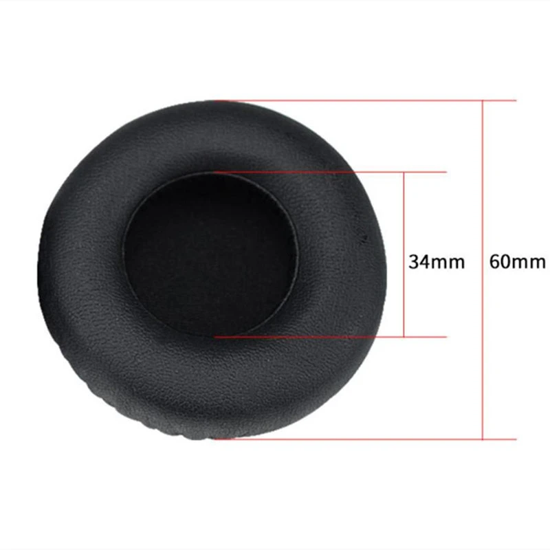 1 زوج من وسادات الأذن استبدال ل JBL E30 E30BT سماعات للأذنين لينة الجلود بطانة للأذن غطاء الوسادة أسود Ew #