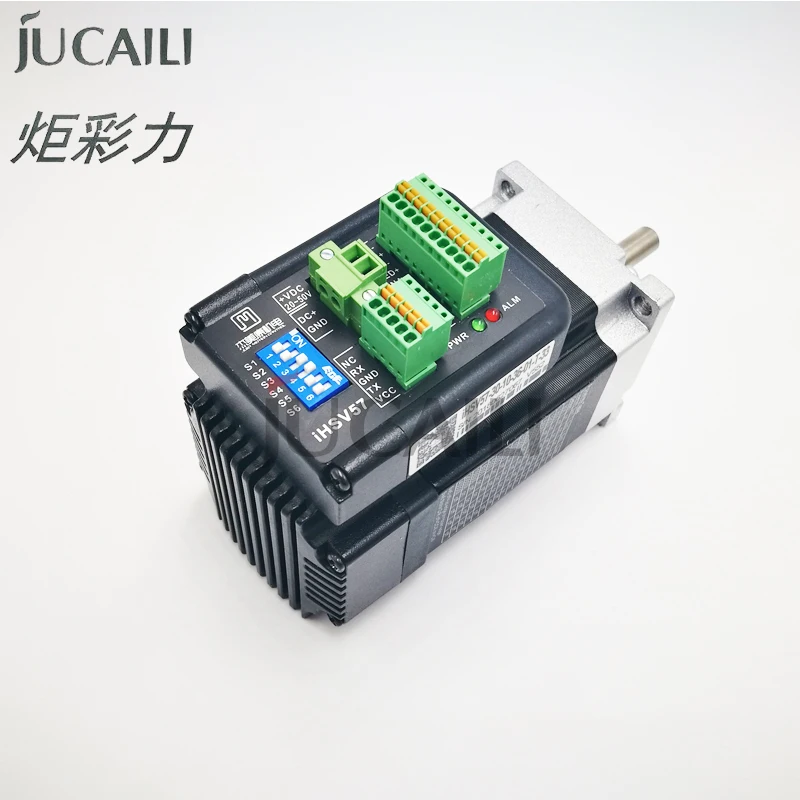 Jucaili Printer Servo Motor 57 untuk XP600 Print Head Terintegrasi AC 100 W 3000 Rpm 36V IHSV57-30-10-36-01-T-33 Kereta Motor