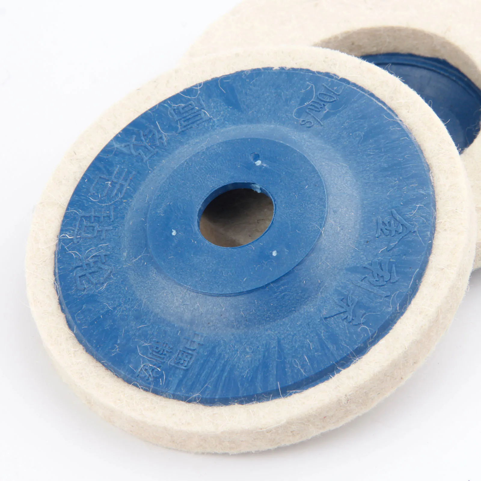 1x 100mm Wool Polishing Wheel Buffing Pads Angle Grinder Wheel Felt Polishing Disc Polisher For Ceramic Metal Glass Plastic