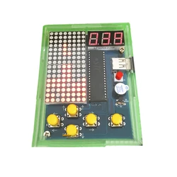 DIY Game Kit PCB Electronic Soldering Training Kit support Retro Tetris/Snake/Plane/Racing Games 51 Single-sided Desk Games