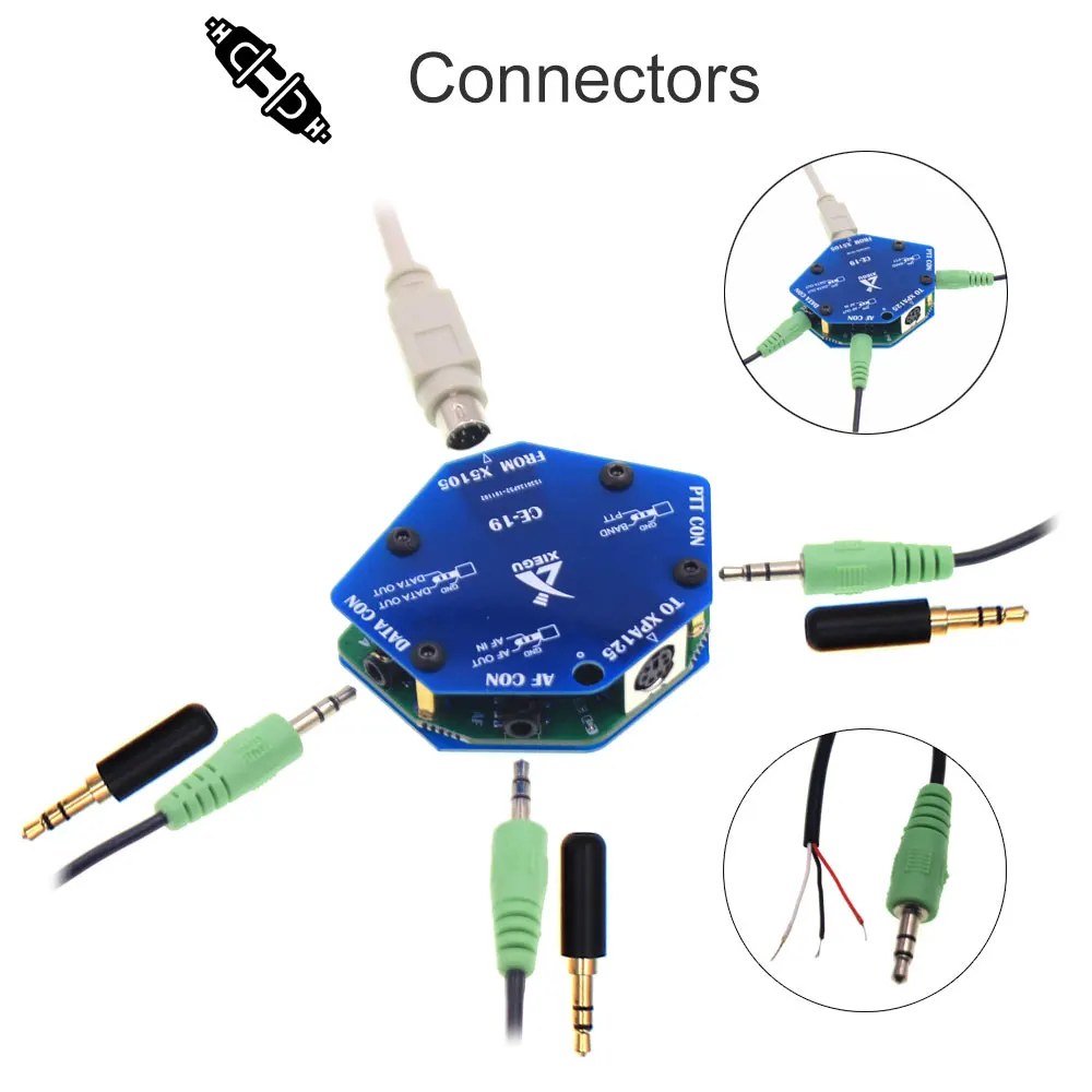 Imagem -02 - Placa de Expansão Xiegu-data Interface para Rádio Xaiegu G90 X5105 Acc Ptt Xpa125