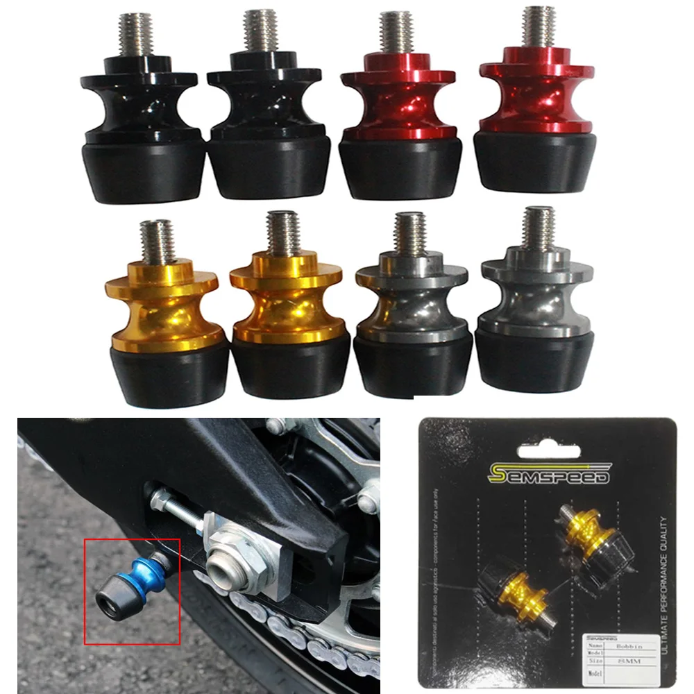 

For Honda CBR 1000RR CBR1000RR CBR 1000 RR CBR1000 RR 2004-2011 2005 2006 2007 2008 2009 8mm Motorcycle Swingarm Spools Slider