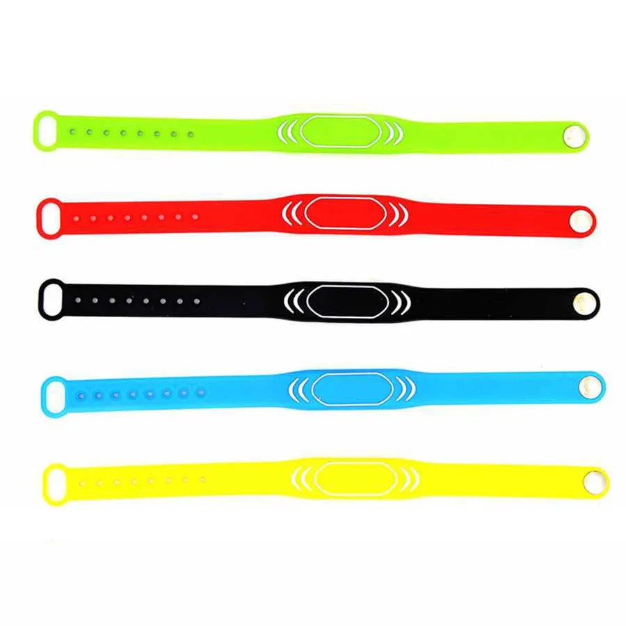 10 قطعة 13.56 متر IC نوع تتفاعل المعصم العلامات سوار العلامات الذكية قابل للتعديل معصمه سوار IC بطاقة