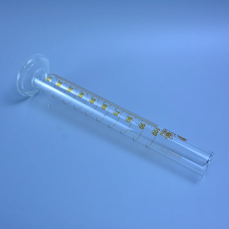 5/10/20/25/50/100/250/500/1000/2000ml Lab Lead-free Glass Graduated Measuring Cylinder