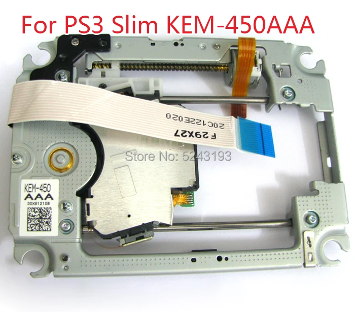 1 peça lente laser original KEM-450AAA com deck para Sony PS3 Slim CECH-2001A CECH-2001B CECH-2101A CECH-2101B KES-450A