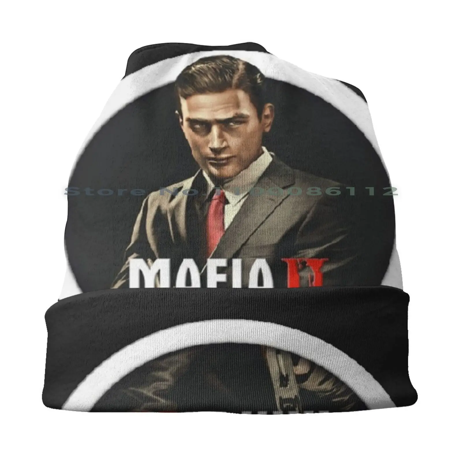 Mafia Ii Beanies Knit Hat Gangster Bills Mafia Football New York Cool Corleone Film Italian Movie The Sopranos 716 Al Pacino