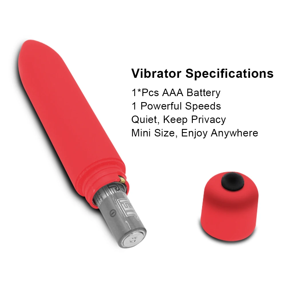 10 Speeds Mini Bullet Vibrator Massager Vagina Vibrator Erotic Masturbator Female Clitoris Stimulator Sex Toy for Women Anal Toy