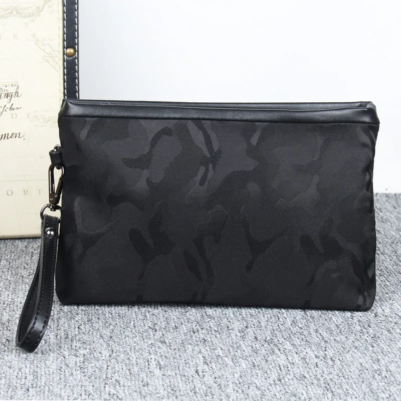 

Men's HandbagsMen's Large Capacity Oxford Cloth Clutch Clutch Bag Nylon Casual Bag Camouflage Mobile Phone Bag Clip Bag