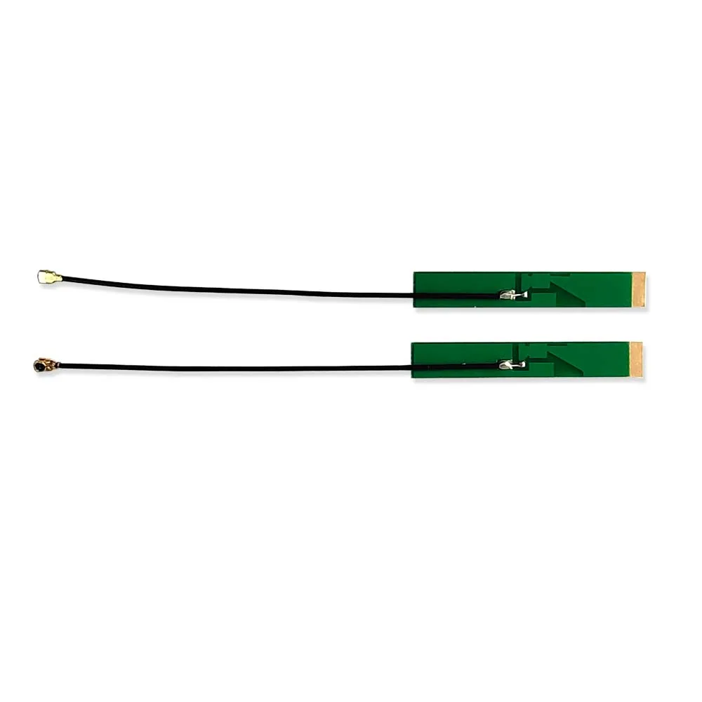 2PCS WIFI Built-In 2.4G&5.8G Dual Band Qntenna High Gain 5G PCB With 3M Adhesive RF1.13 Cable L150MM IPEX MHF1 UFL HRS BT