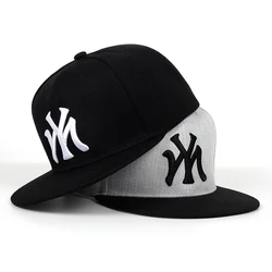 Letter Embroidery Baseball Cap Hip Hop Outdoor Snapback Caps Adjustable Flat Hats Outdoor Sun Hat