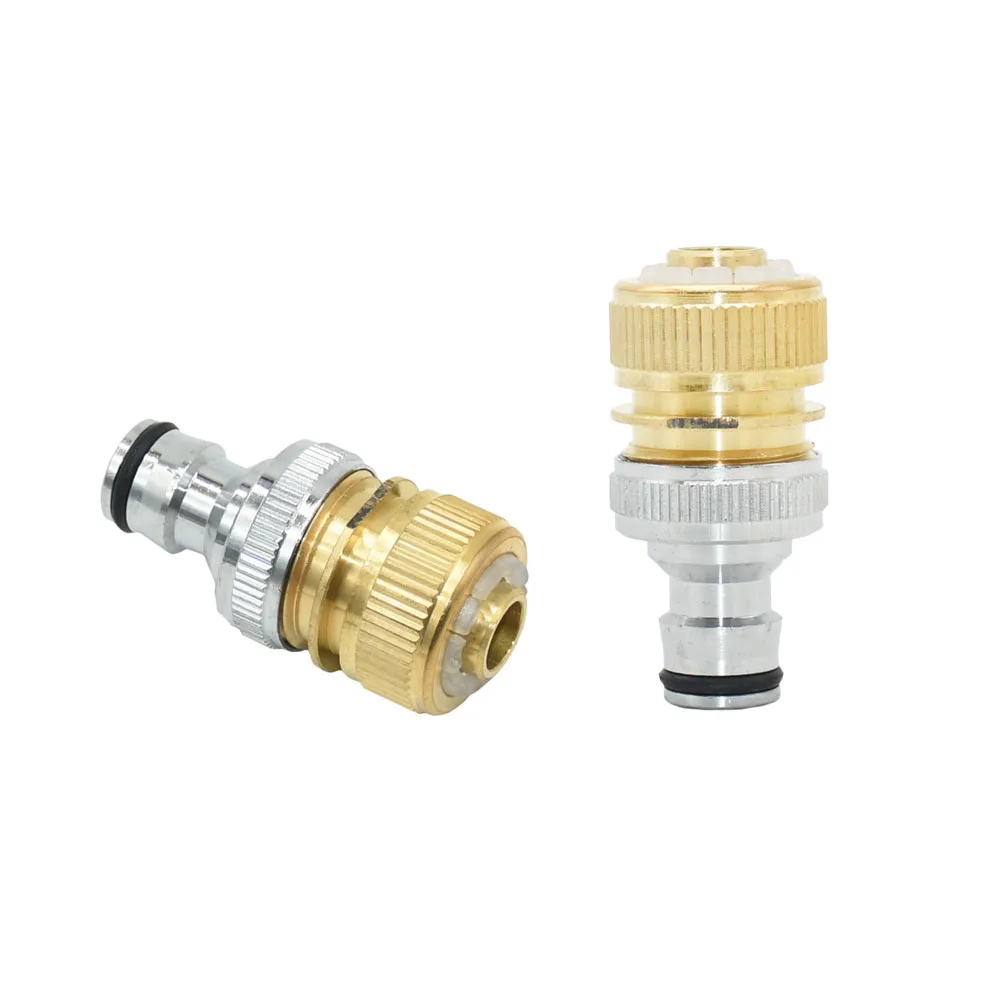 

Brass 5/8 Nipple To 1/2" Hose Quick Connector 16mm Garden Watering Hose Adapter Drip Irrigation Copper Fittings 1 Pcs