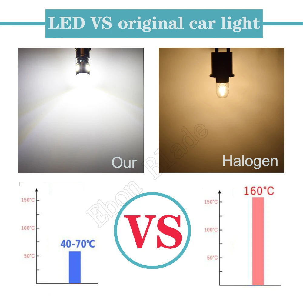 2Pcs BA9S T4W Led Lamp 12V 24V BAX9S H6W H5W BAY9S H21W Auto Mistachterlicht Auto reverse Parking Lights Interieur Koepel Lampen Wit