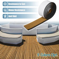 UXCELL-alfombra EVA para suelo de barco, alfombrilla antideslizante autoadhesiva para yate, cubierta marina, RV, maletero de coche, 2400x57x6mm