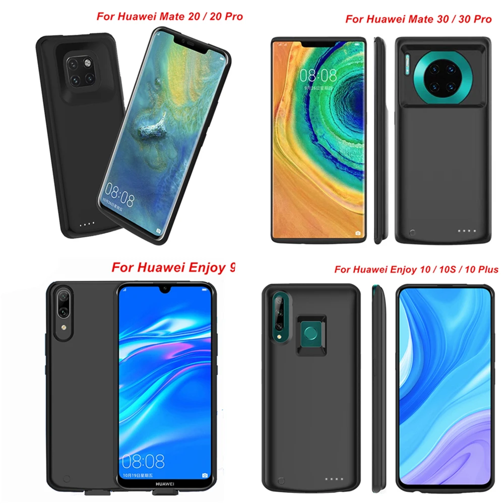 Power Case For Huawei Mate 20 20 Pro Mate 30 30 Pro Enjoy 9 10 10S 10 Plus Battery case External Charger Cover Pack  Bank