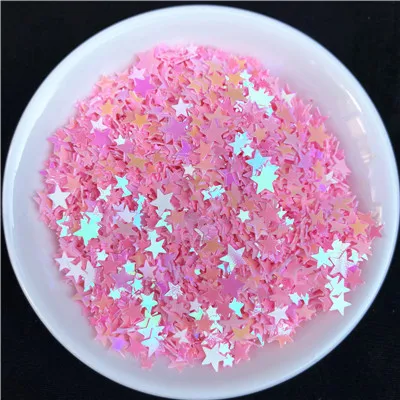 20g Mix White Pink Star Nail Sequin Multi Size 3mm 4mm 5mm Star Sequins Paillette,Nail Art manicure/wedding decoration confetti