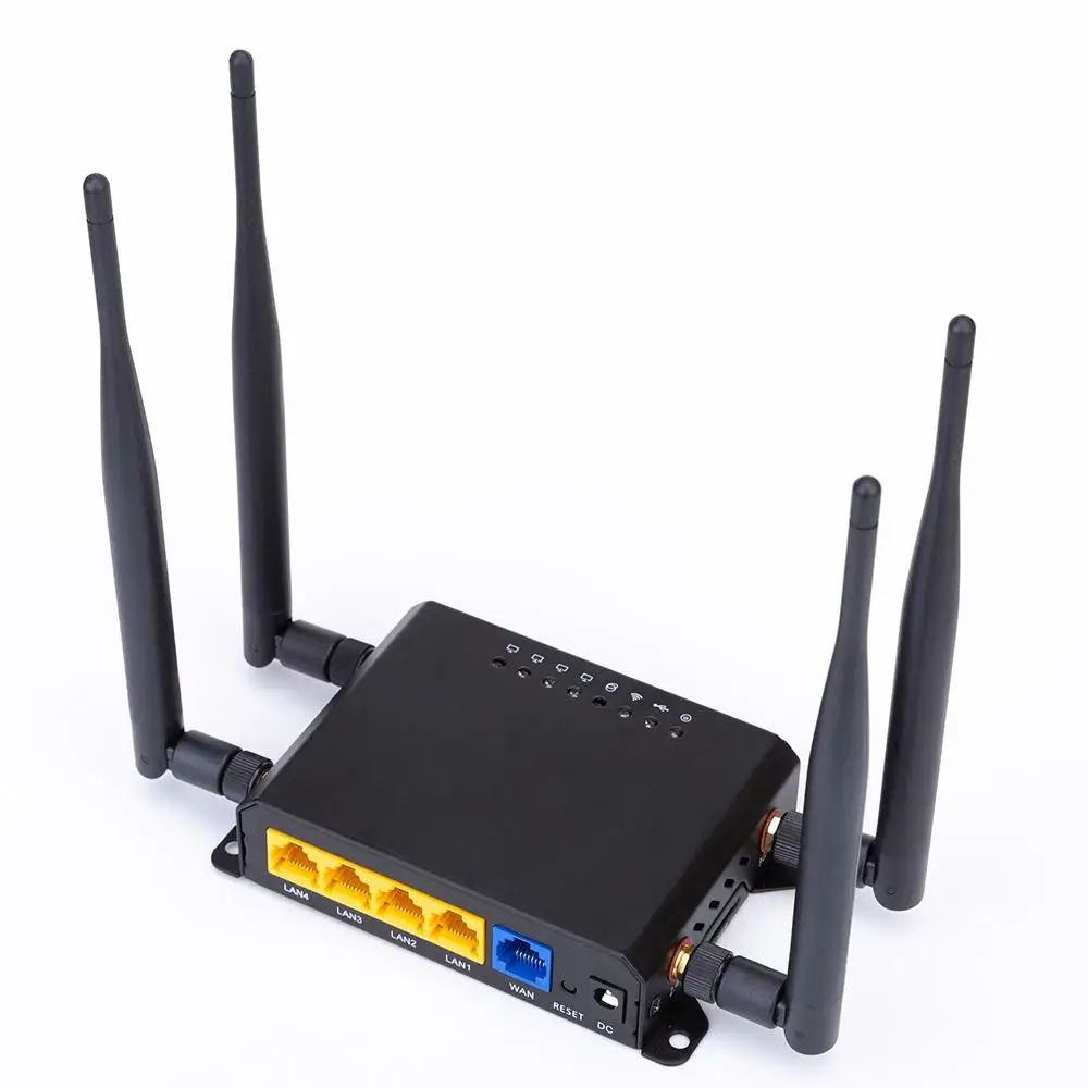 Enrutador inteligente 4G LTE OpenWRT, extensor de alta potencia, tarjeta SIM, WiFi, antena externa inalámbrica de 5dbi