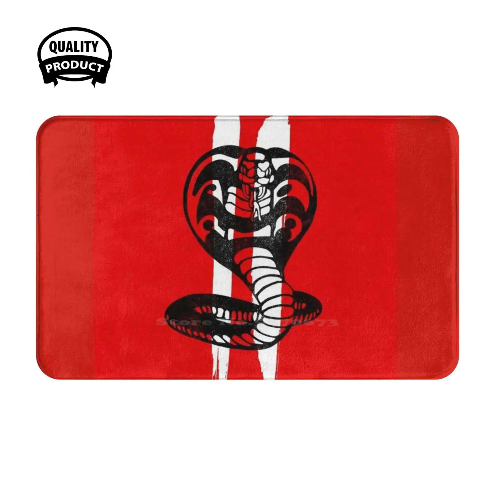 Kai Soft Cushion Home Carpet Door Mat Car Rug Kai Karate Kid Snake Japan Judo King