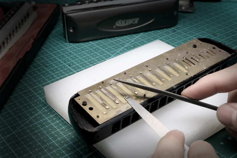 BENGE Harmonica Repair Tuning Tools Set 12-piece set Harmonica maintenance Tools Kit