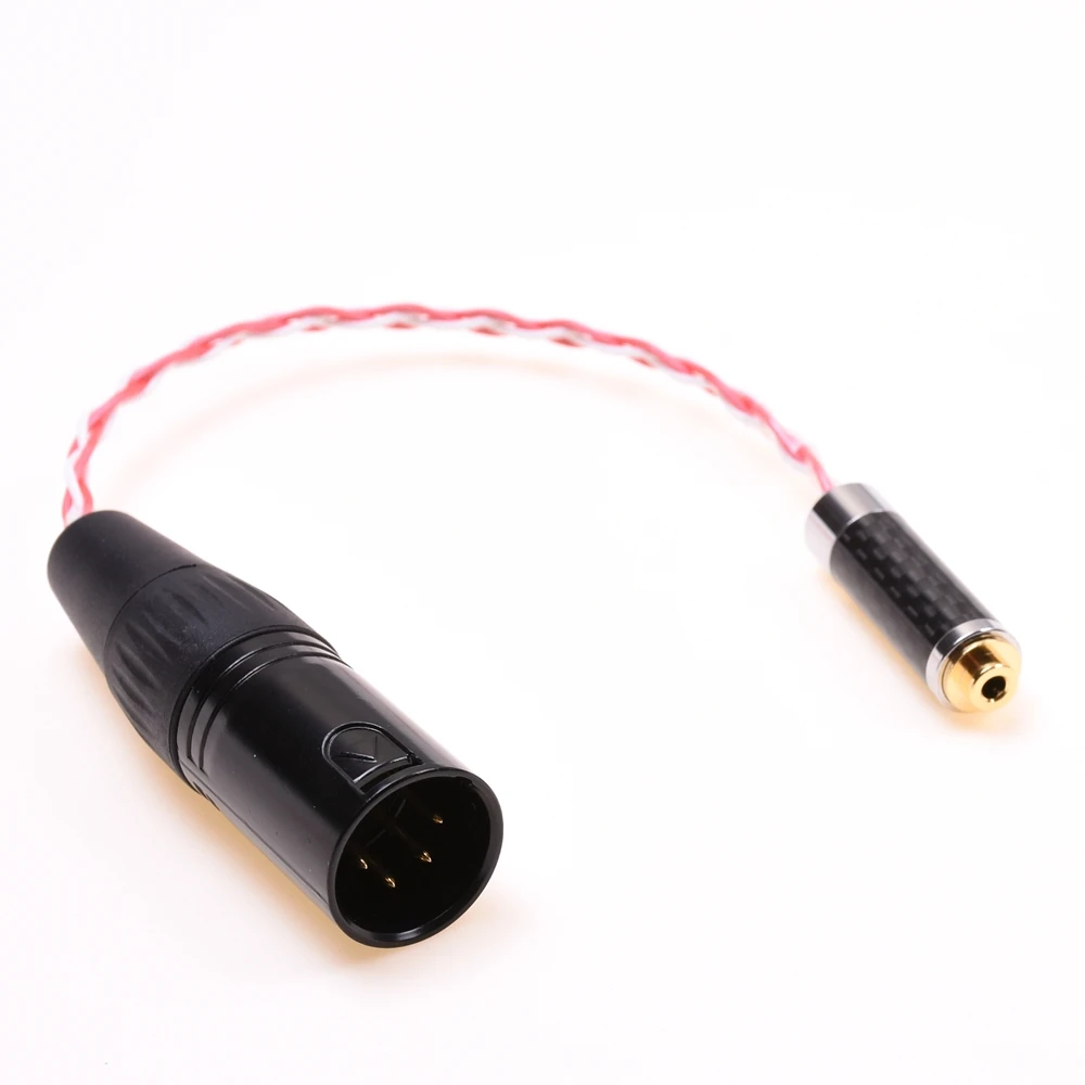 

4Pin XLR Male to 2.5MM Female TRRS Balanced Audio Adapter Silver Plated Cable for Astell&Kern AK240 AK380 FIIO