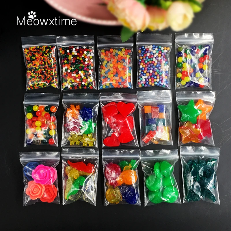 

15 bags/lot Crystal Soil Hydrogel polymer Water Beads Bulbs Gel Growing Water Balls decorative balls flower wedding Home Decor